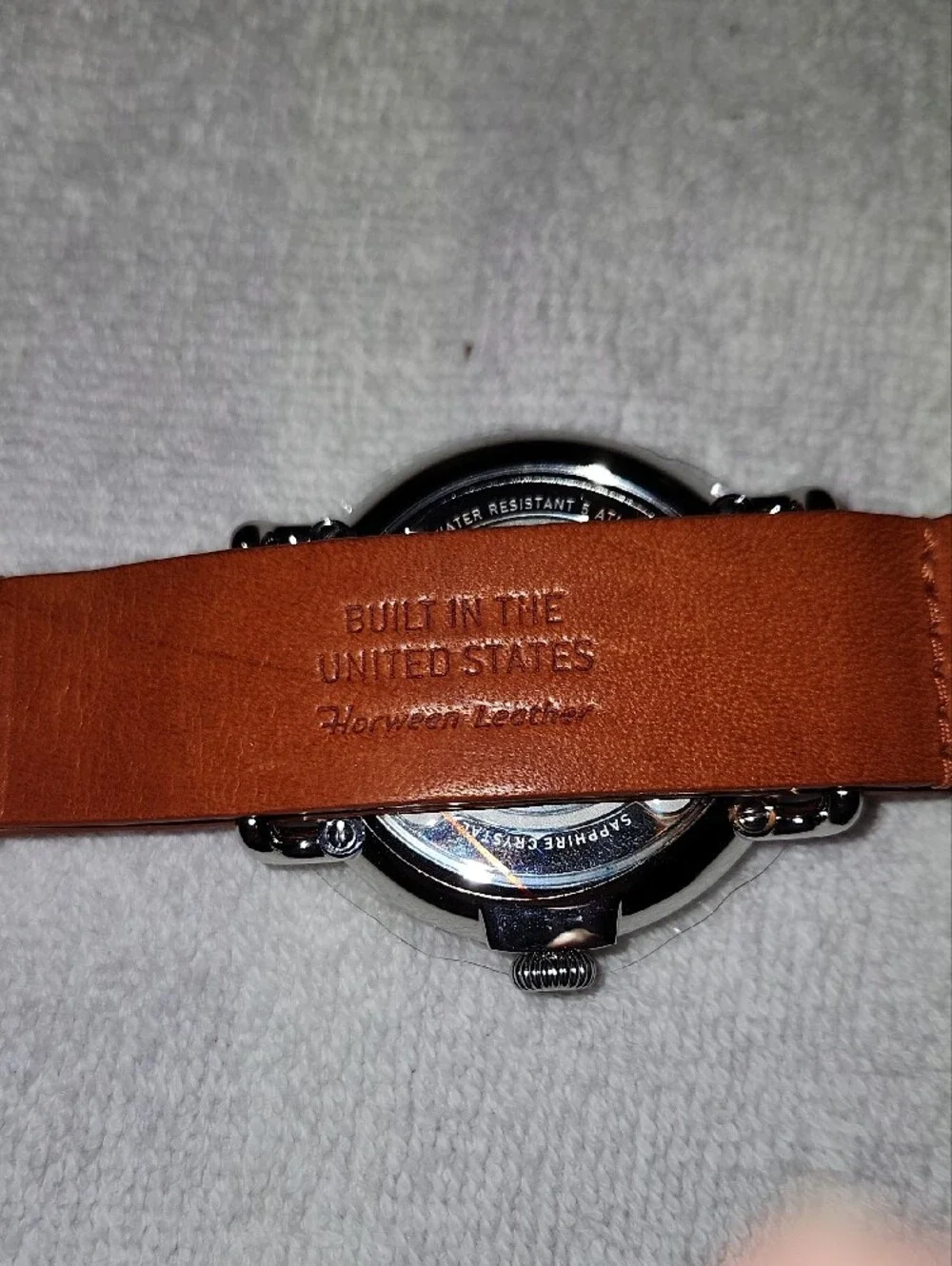 Shinola Argonite Orangish Brown Leather Strap Men's Watch